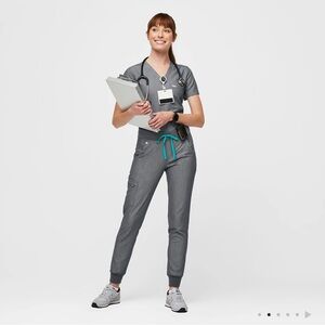 Figs Charcoal Jogger Pants for Women